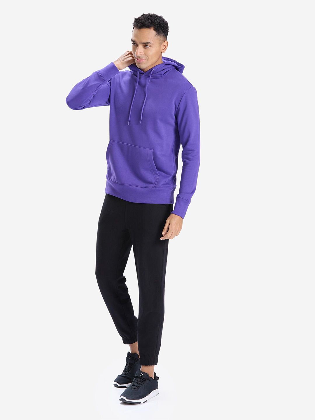 

Domyos By Decathlon Men Long Sleeves Hooded Sweatshirt, Blue