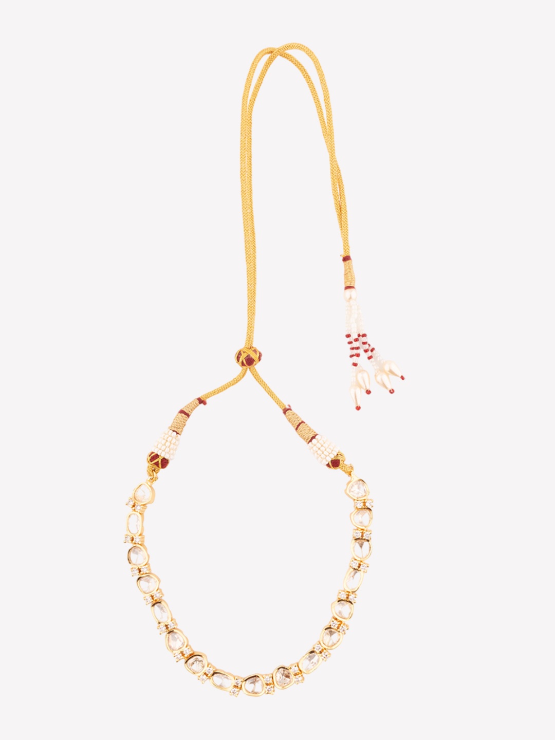 

Vivinia by Vidhi Gold-Plated Cubic Zirconia Studded Jewellery Set