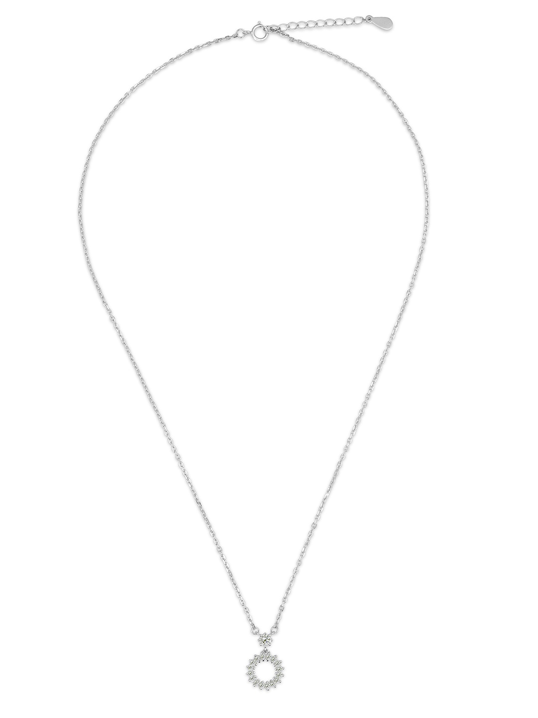 

JUPRA Silver Round Pendent Everyday 925 Sterling Silver Necklace