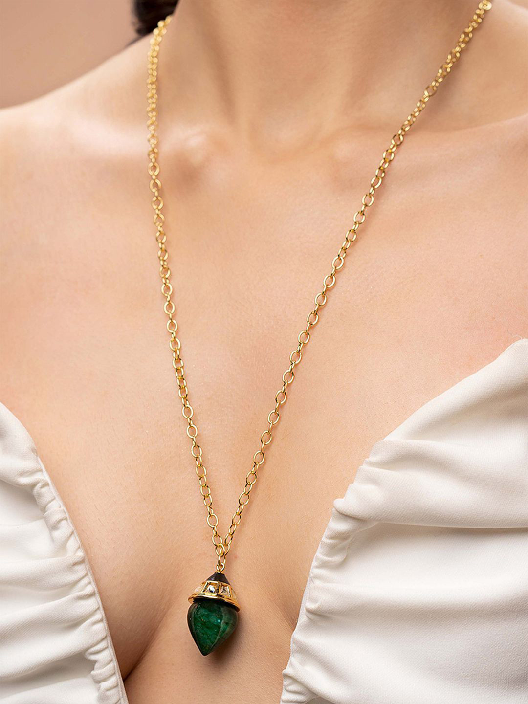

Isharya Brass Gold-Plated Necklace