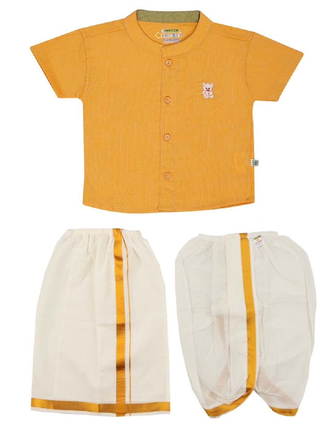 

RAMRAJ Infant Traditional Clothing Set, Yellow