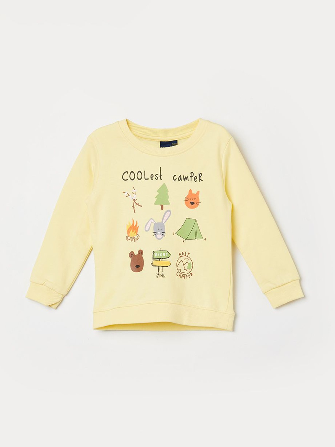 

Juniors by Lifestyle Boys Printed Sweatshirt, Yellow
