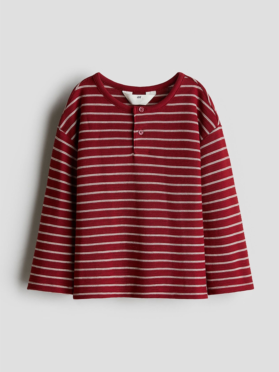 

H&M Boys Henley Top, Red