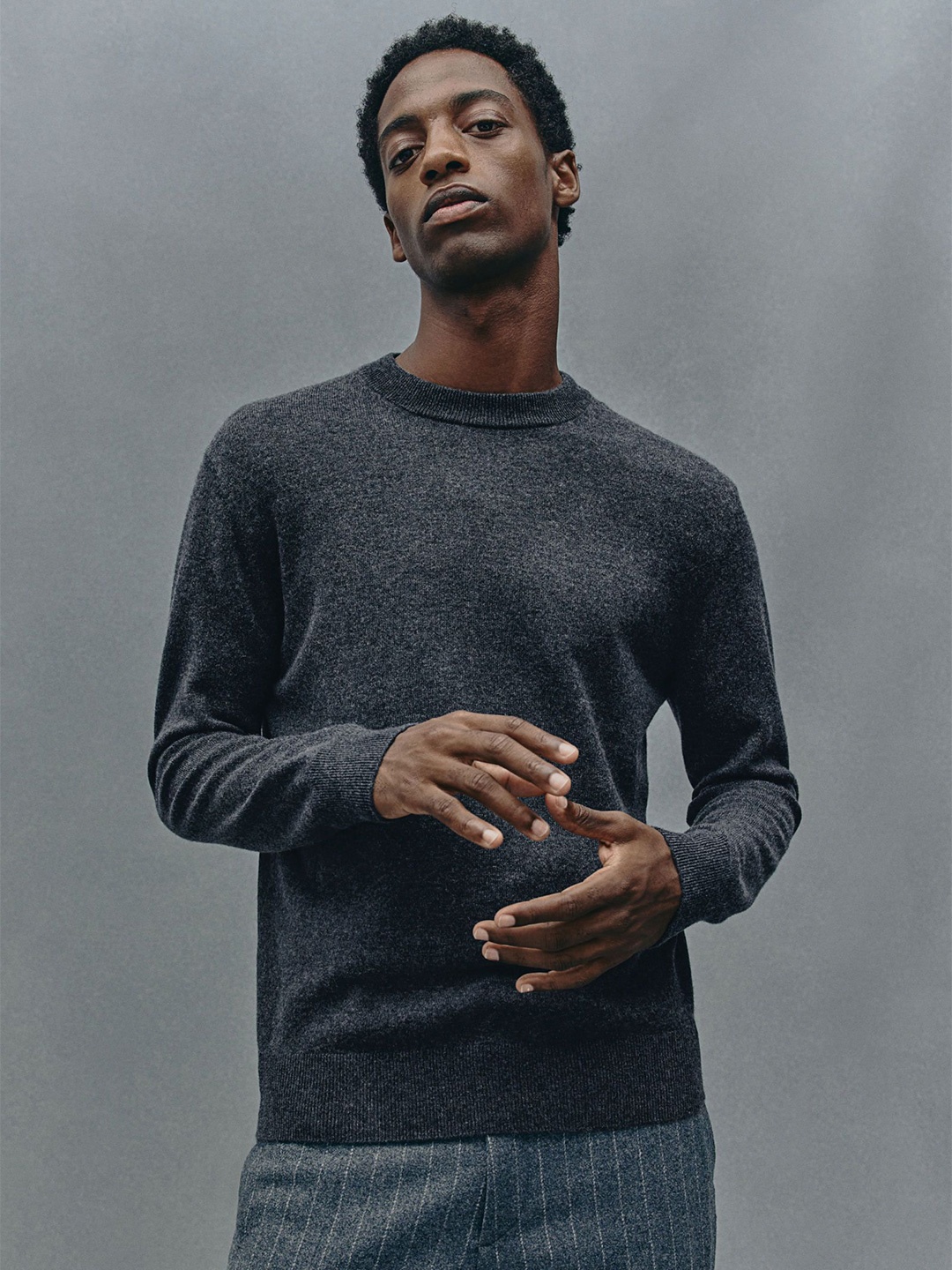 

H&M Cashmere Jumper, Grey
