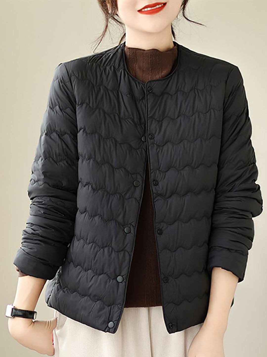 

StyleCast x Revolte Women Tailored Jacket, Black