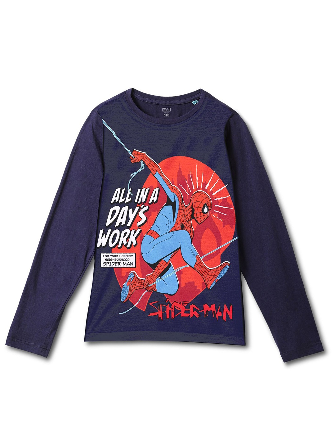 

Wear Your Mind Boys Printed Applique T-shirt, Blue