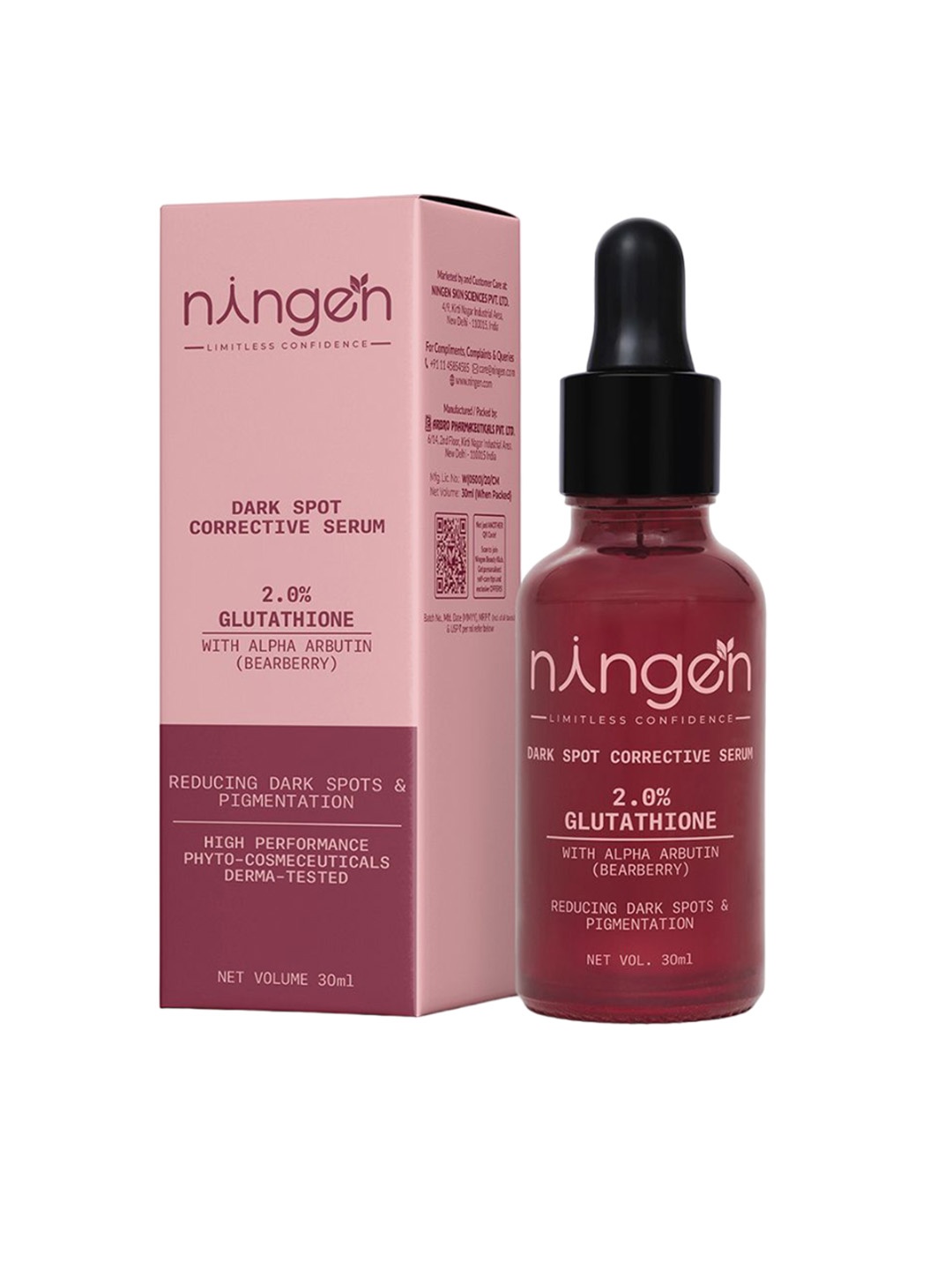 

Ningen Dark spot Corrective Serum- 30 ml, Maroon