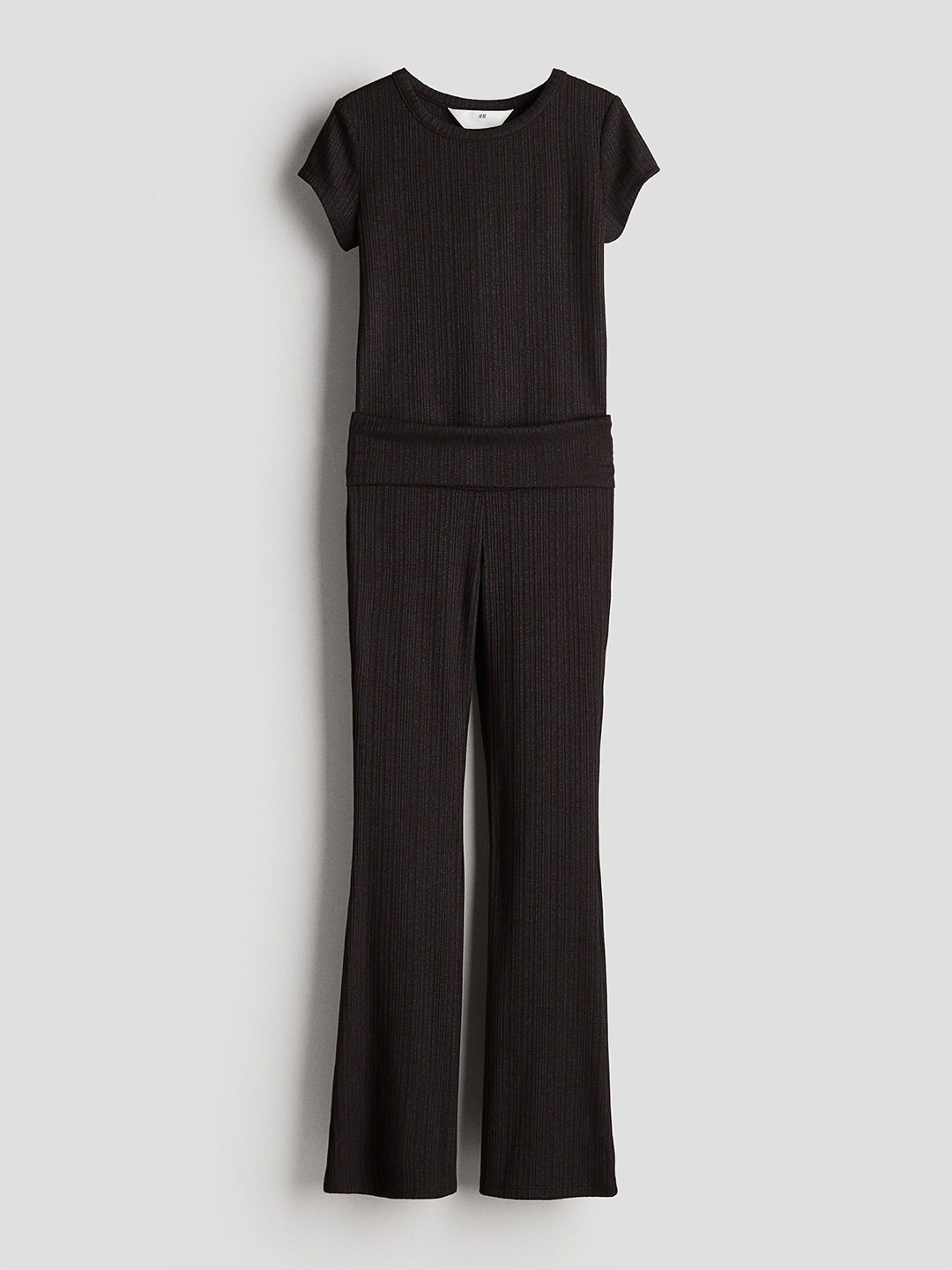 

H&M Girls 2-Piece Shimmering Clothing Set, Black