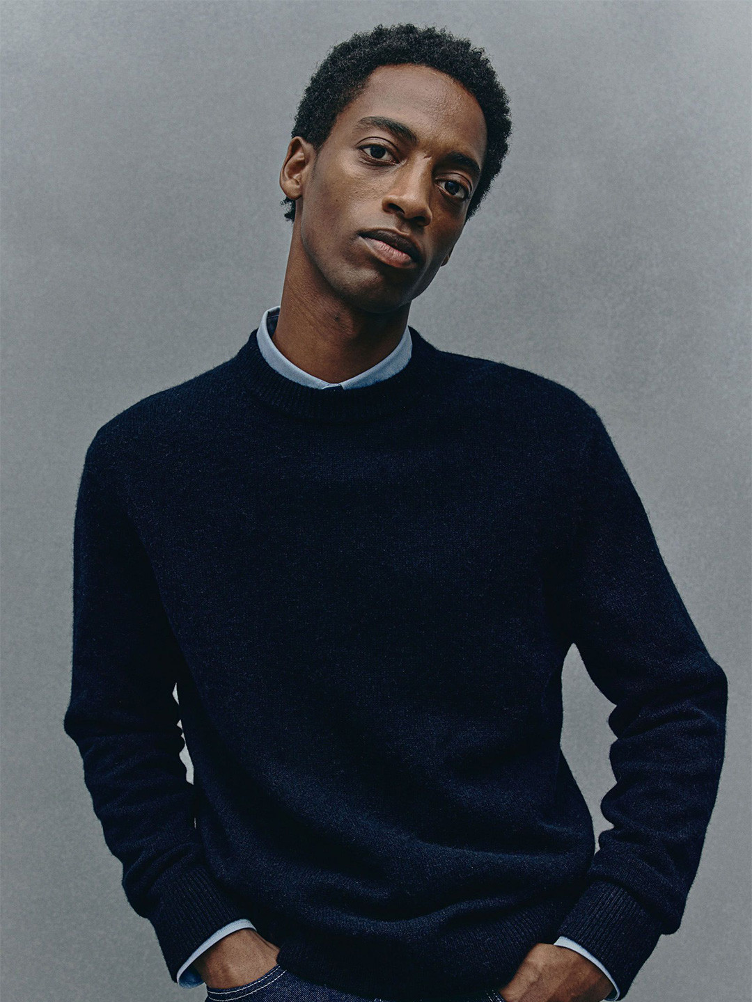 

H&M Wool Jumper, Blue