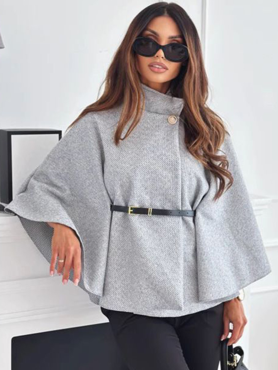 

StyleCast Women Open Front Jacket, Grey
