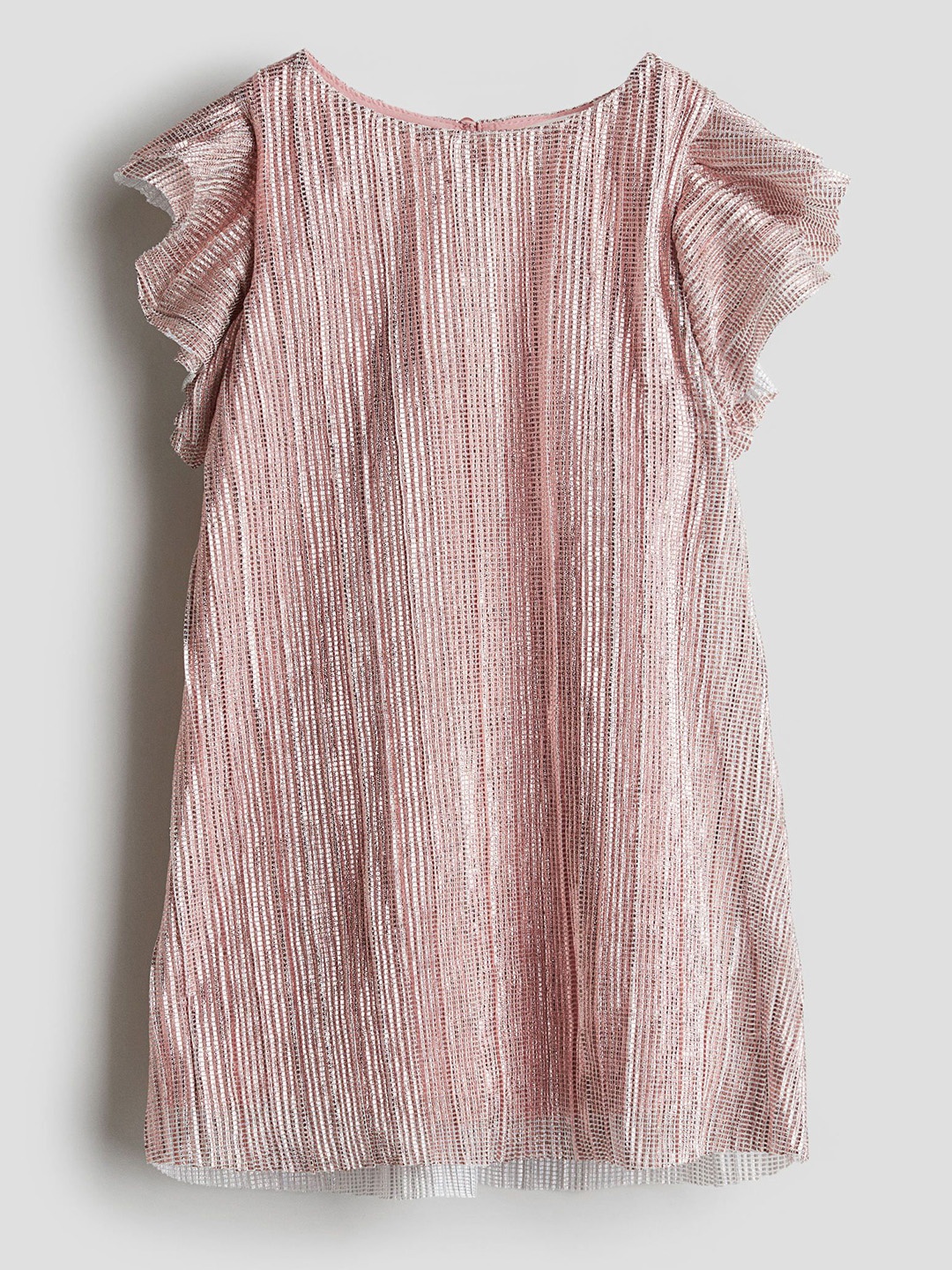 

H&M Infant Girls Pleated A-Line Dress, Pink