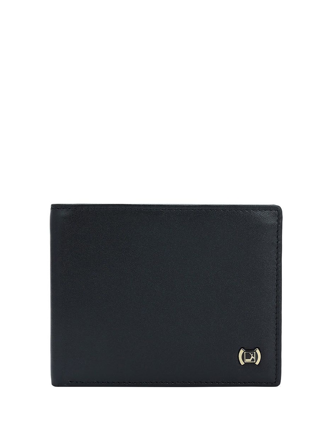 

Da Milano Men Leather Two Fold Wallet, Black