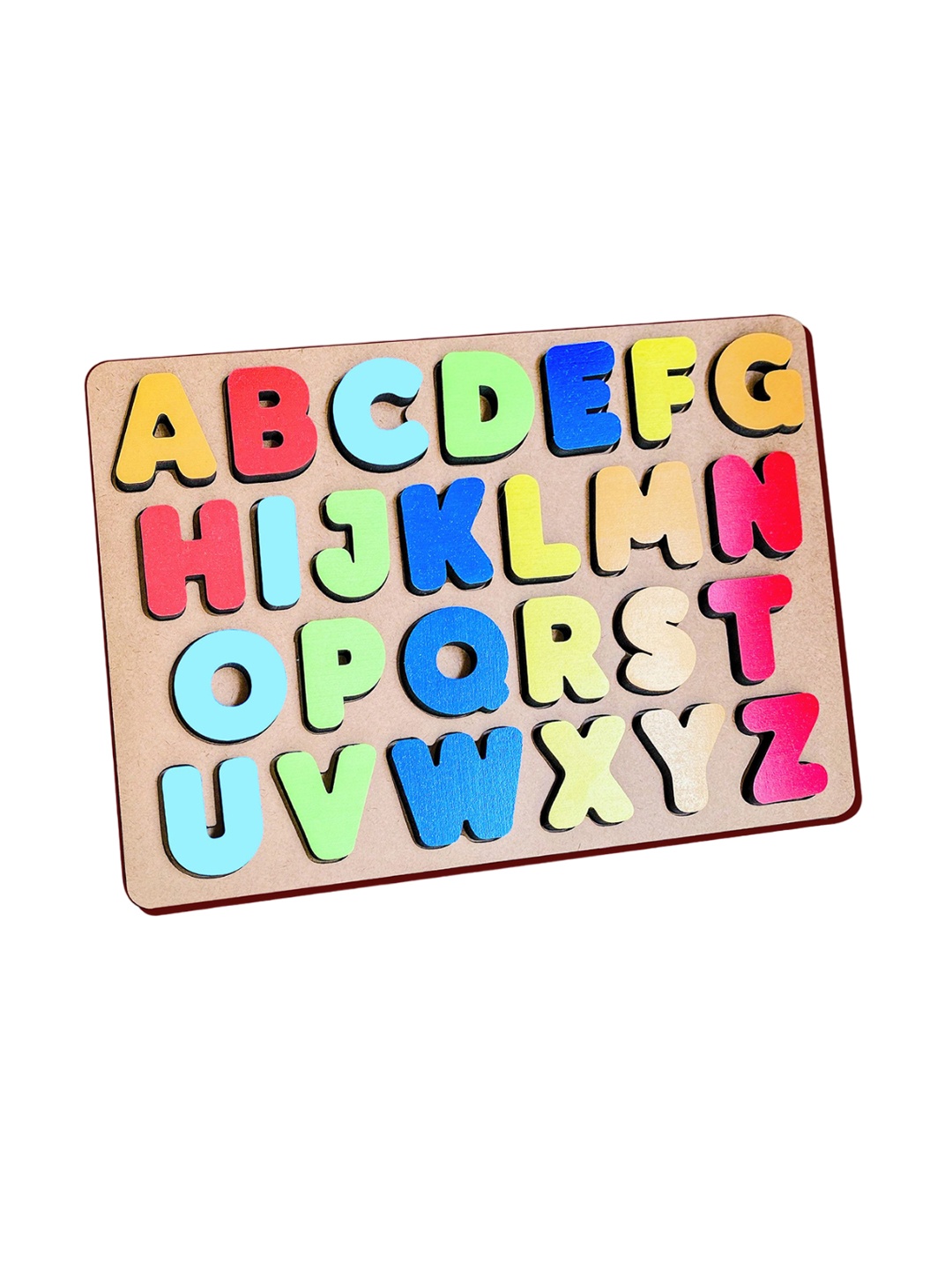

Mini Leaves Kids Wooden English Alphabet Blocks, Blue