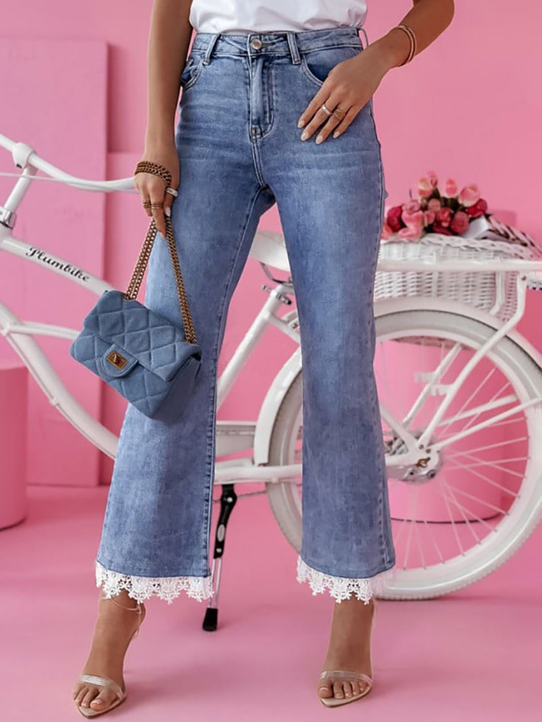 

StyleCast x Revolte Women Bootcut Jeans, Blue