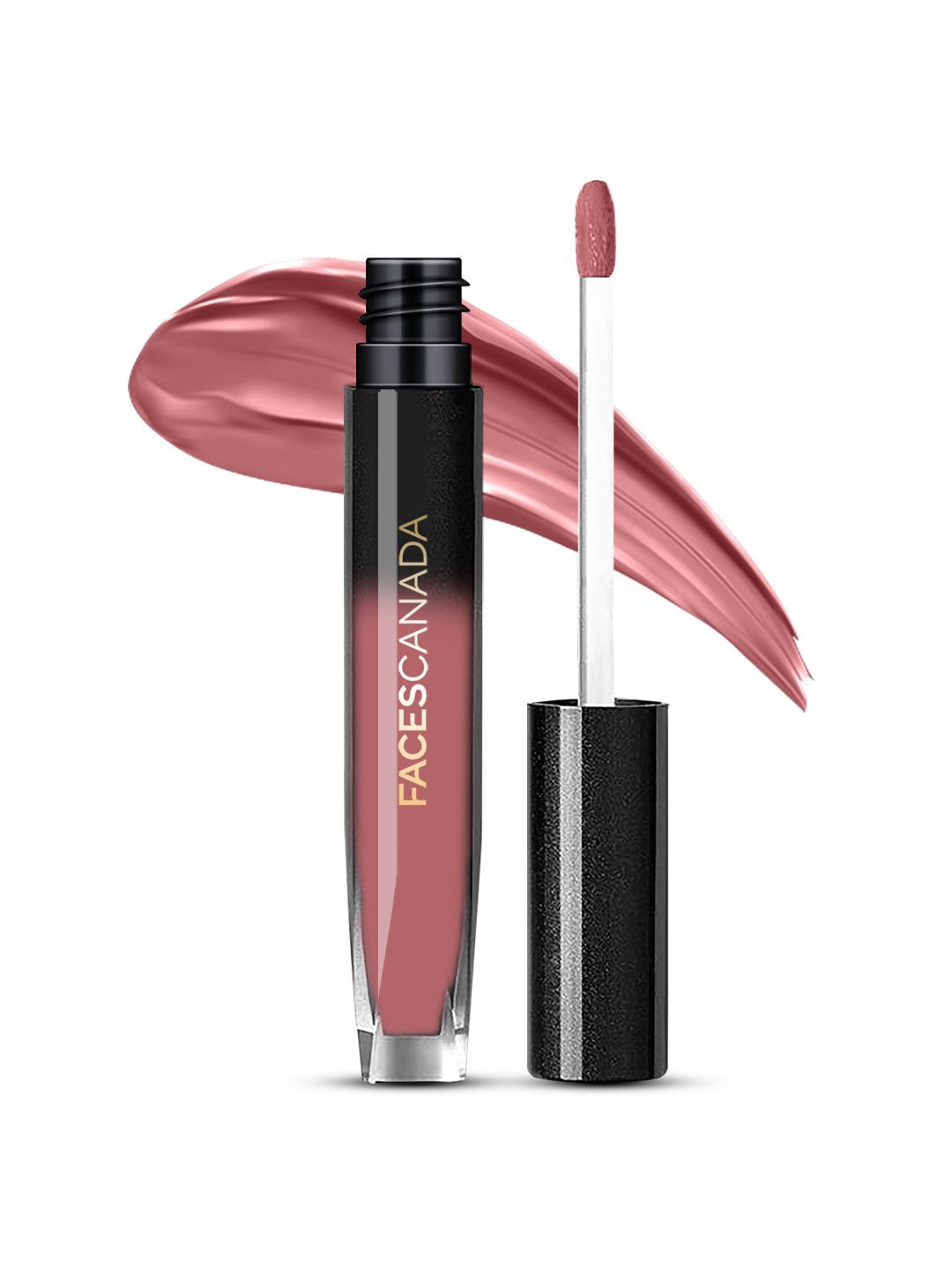 

FACES CANADA Comfy Silk Liquid Lipstick- 3 ml- Ebony Rose 14, Pink