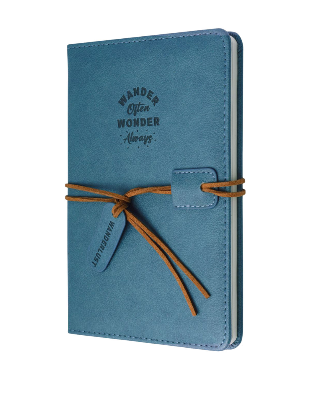 

Doodle B6 Travel Journal - Wanderlust Tales, Turquoise blue