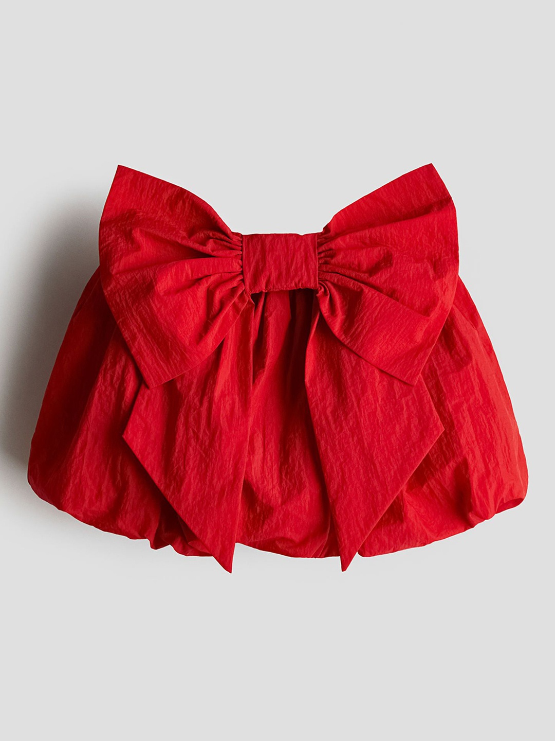 

H&M Girls Bow-Detail Balloon Skirt, Red