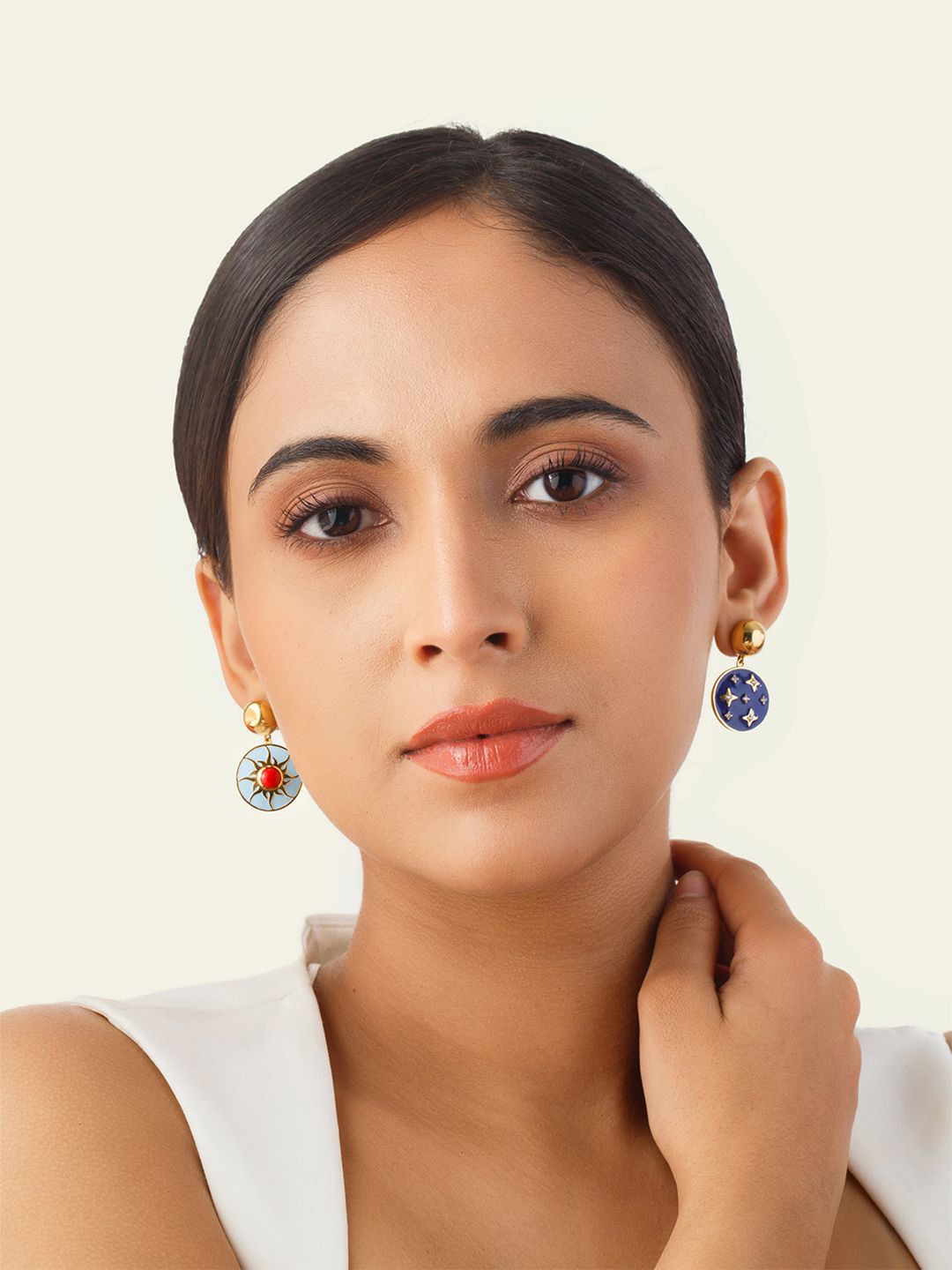 

Isharya Contemporary Studs Earrings, Multi