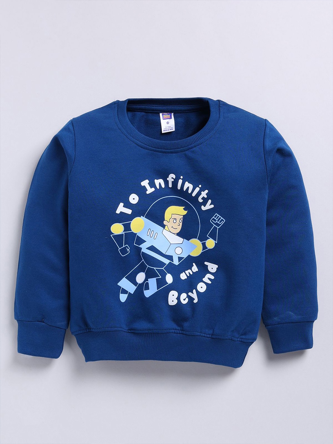 

Nottie Planet Boys Printed Sweatshirt, Navy blue