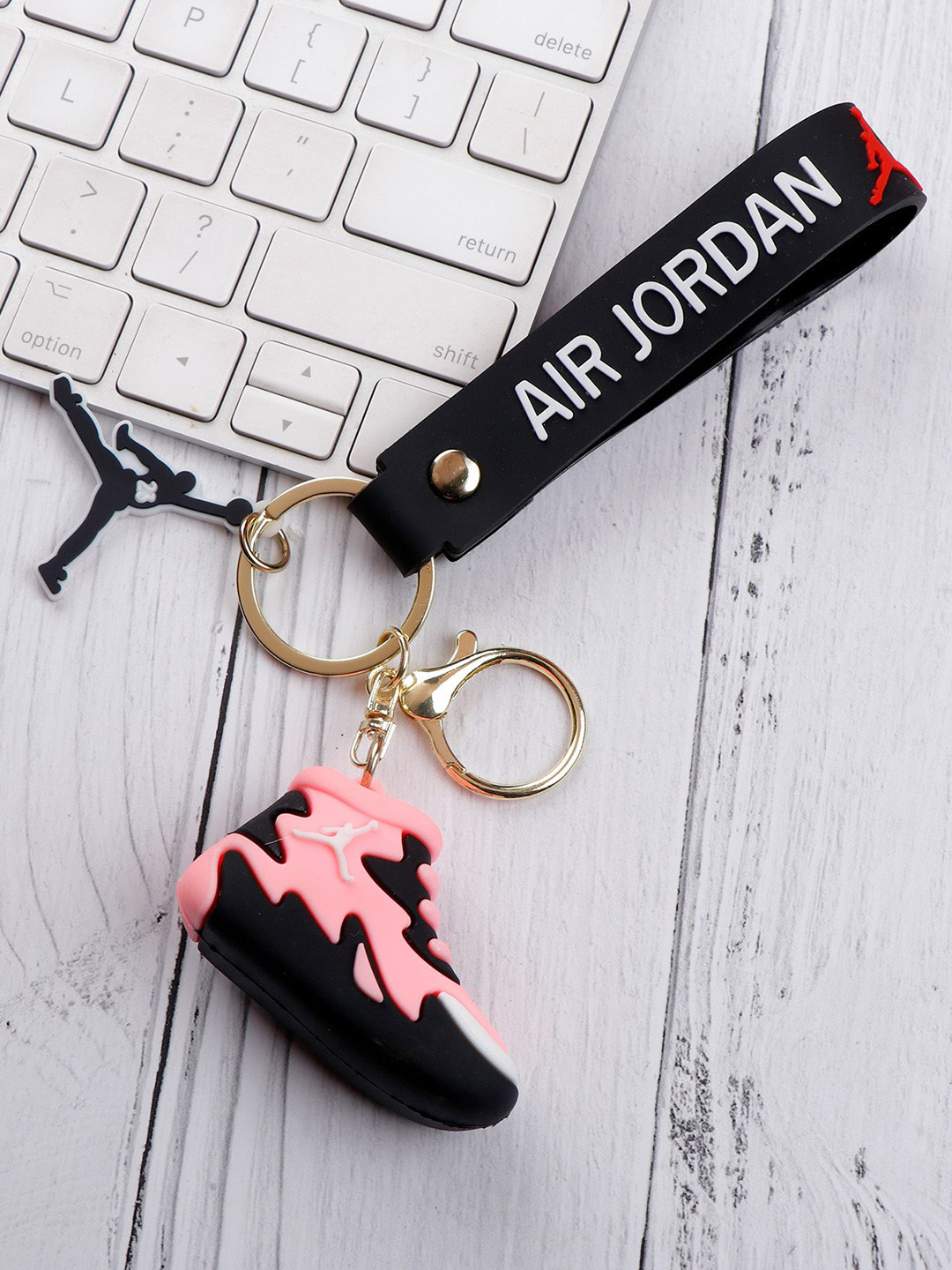 

Archies Air Jordan Keychain, Pink