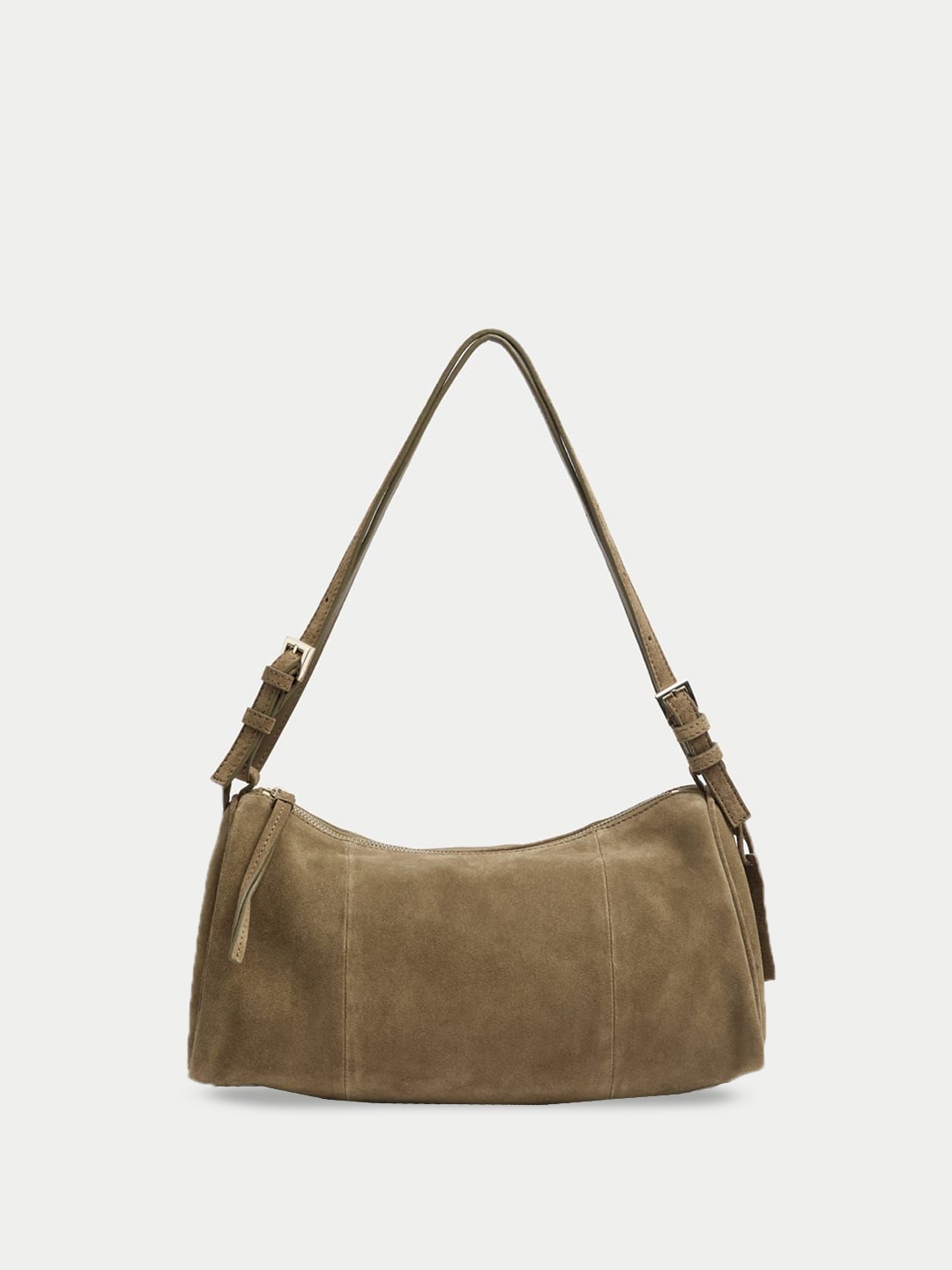 

Marks & Spencer Textured Leather Oversized Structured Hobo Bag with Tasselled, Green