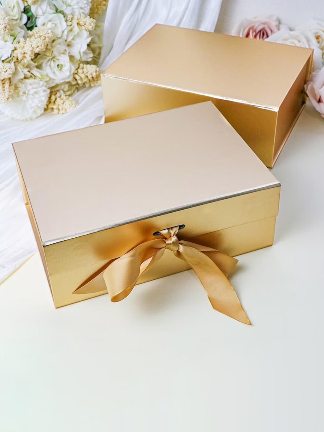 

Awestuffs Folding Gift Boxe, Gold