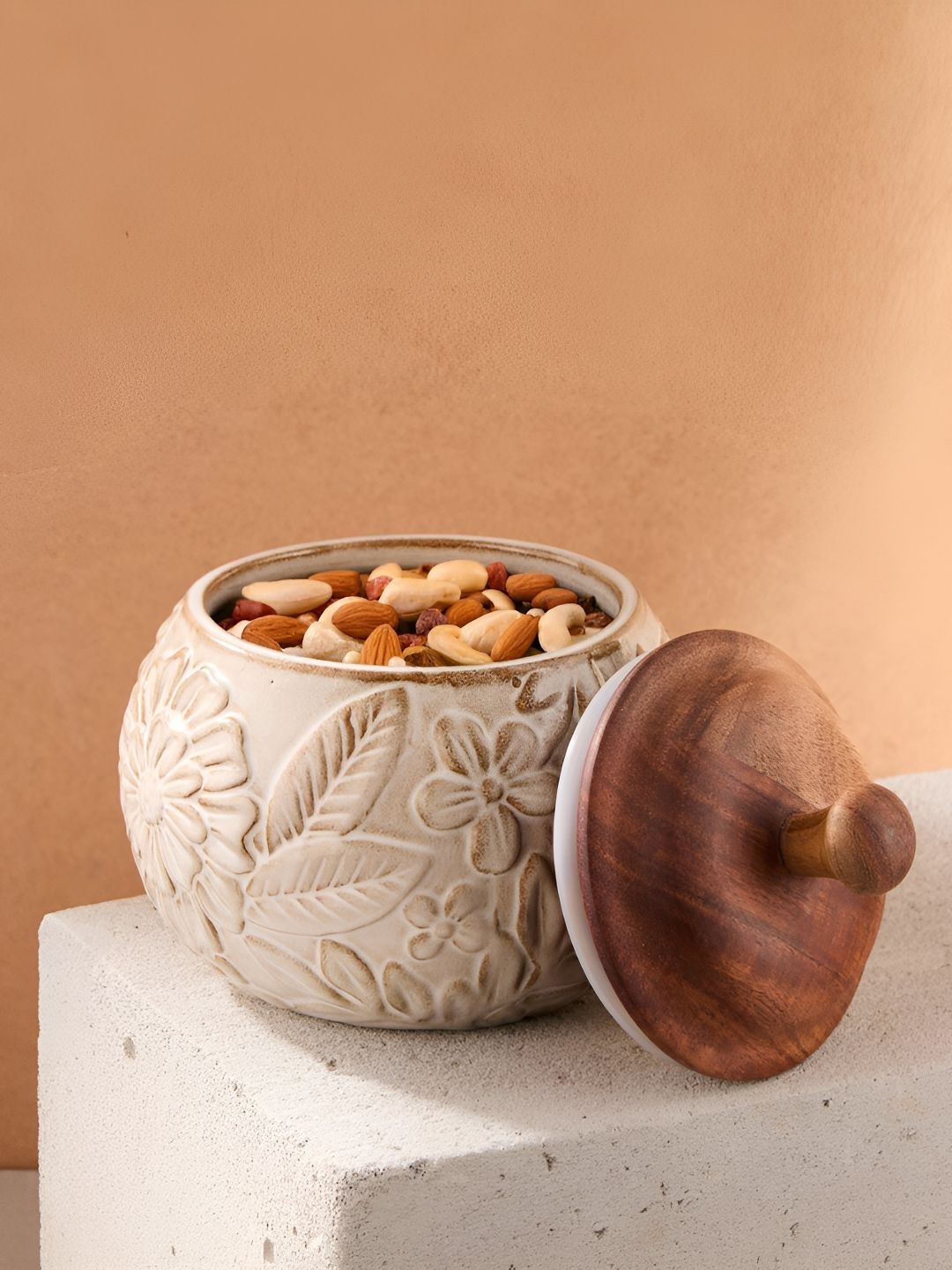 

Fabindia Off White 2024 Ceramic Container