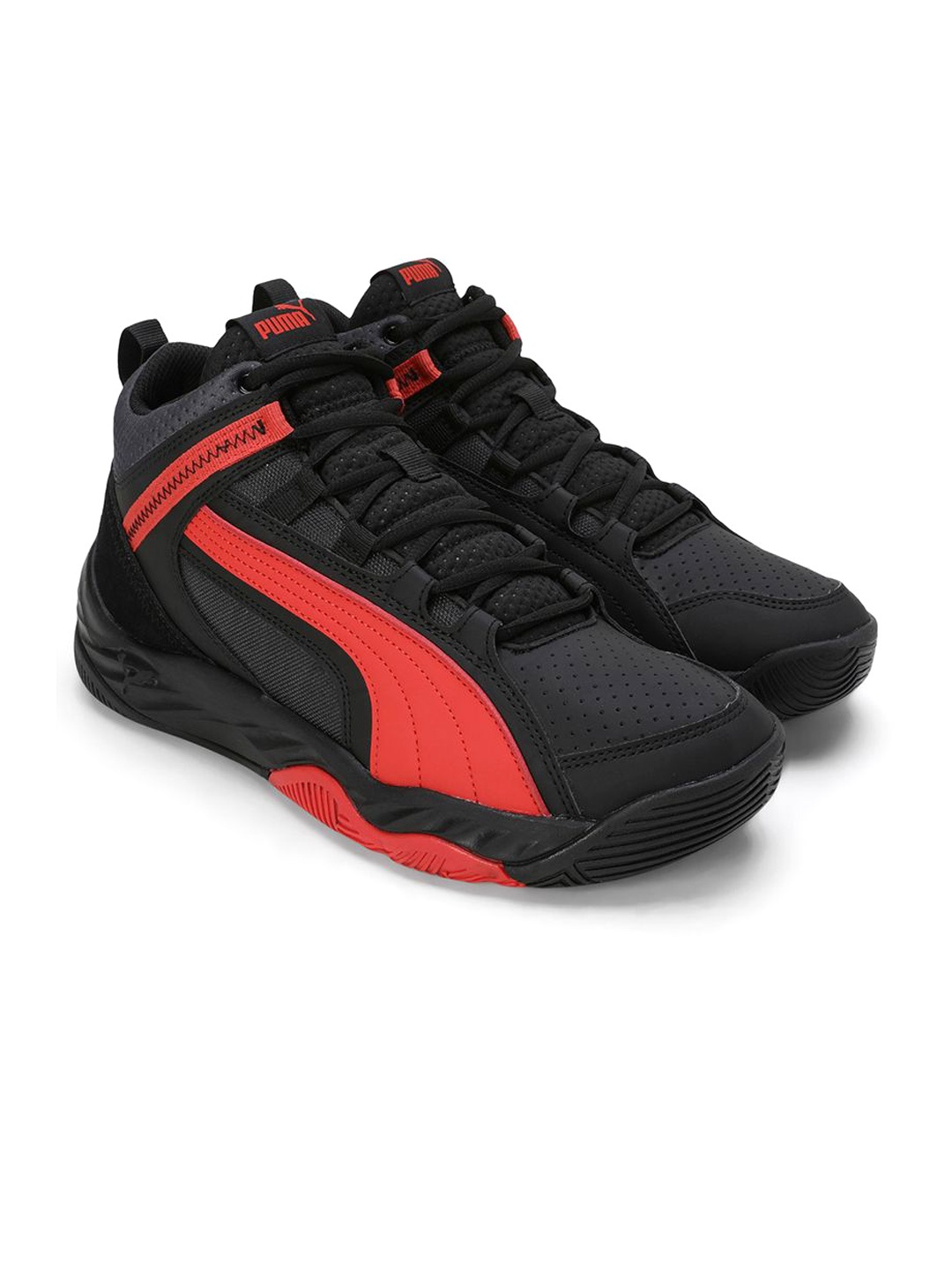 

Puma Rebound Future EVO Core Res Unisex Colourblocked Sneakers, Black