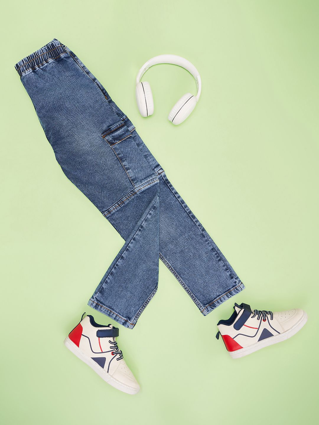 

Pantaloons Junior Boys Clean Look Jeans, Blue