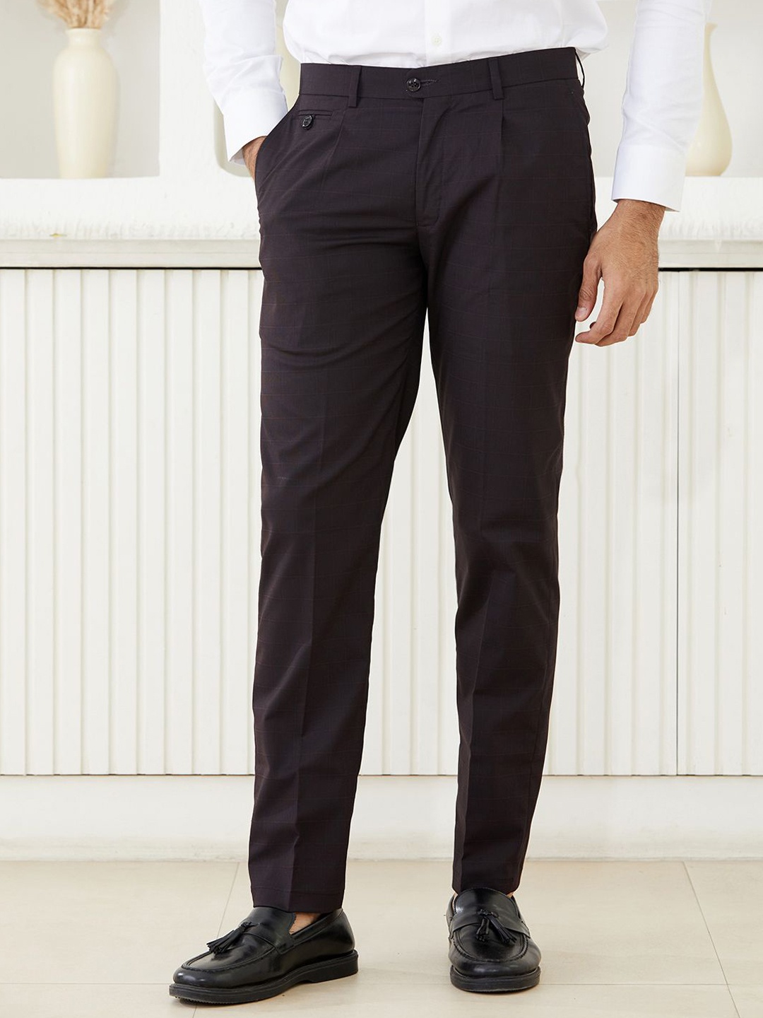 

MR BUTTON Men Tailored Trousers, Champagne