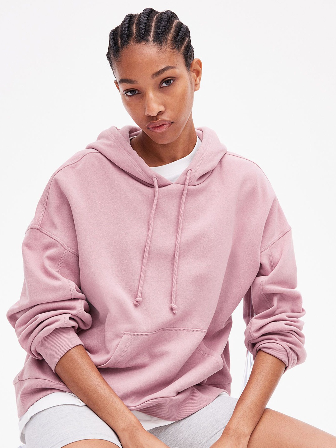 

H&M Oversized Hoodie, Pink