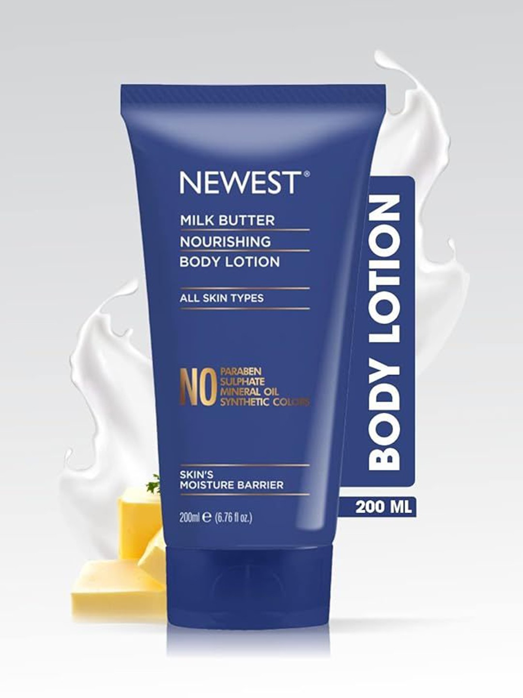 

NEWEST Milk Butter Nourishing Body Lotion- 200 ml, Blue