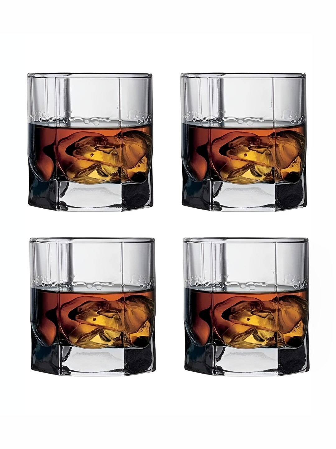 

SOMIL 4 Piece Transparent Whisky Glass - 150 ml