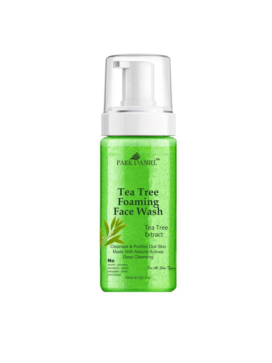 

Park Daniel Set Of 3 Argan Oil, Tea Tree & Ubtan Foaming Face Wash - 150 ml Each, Multi