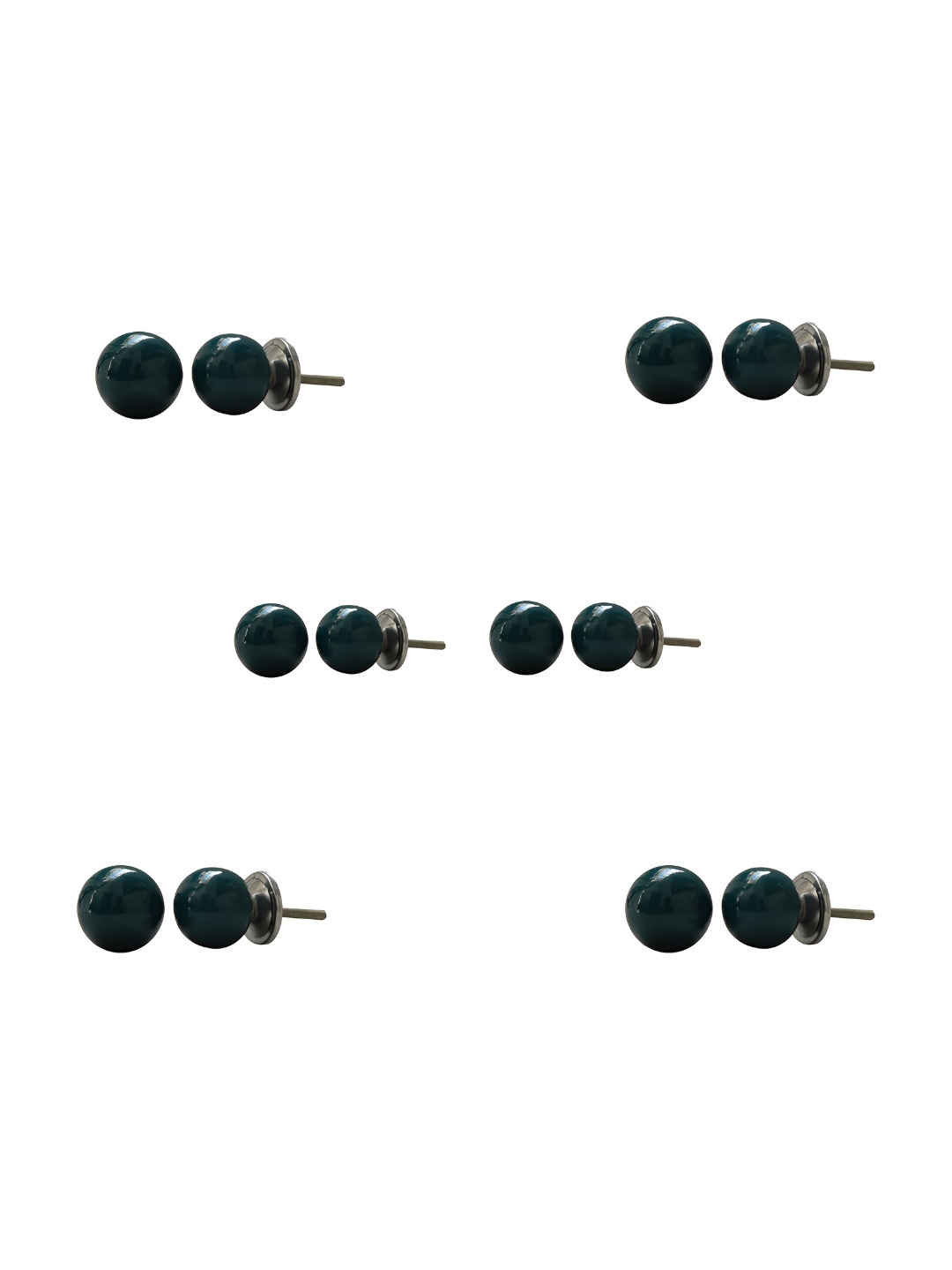 

Indianshelf 6-Pc Green Ceramic Knobs