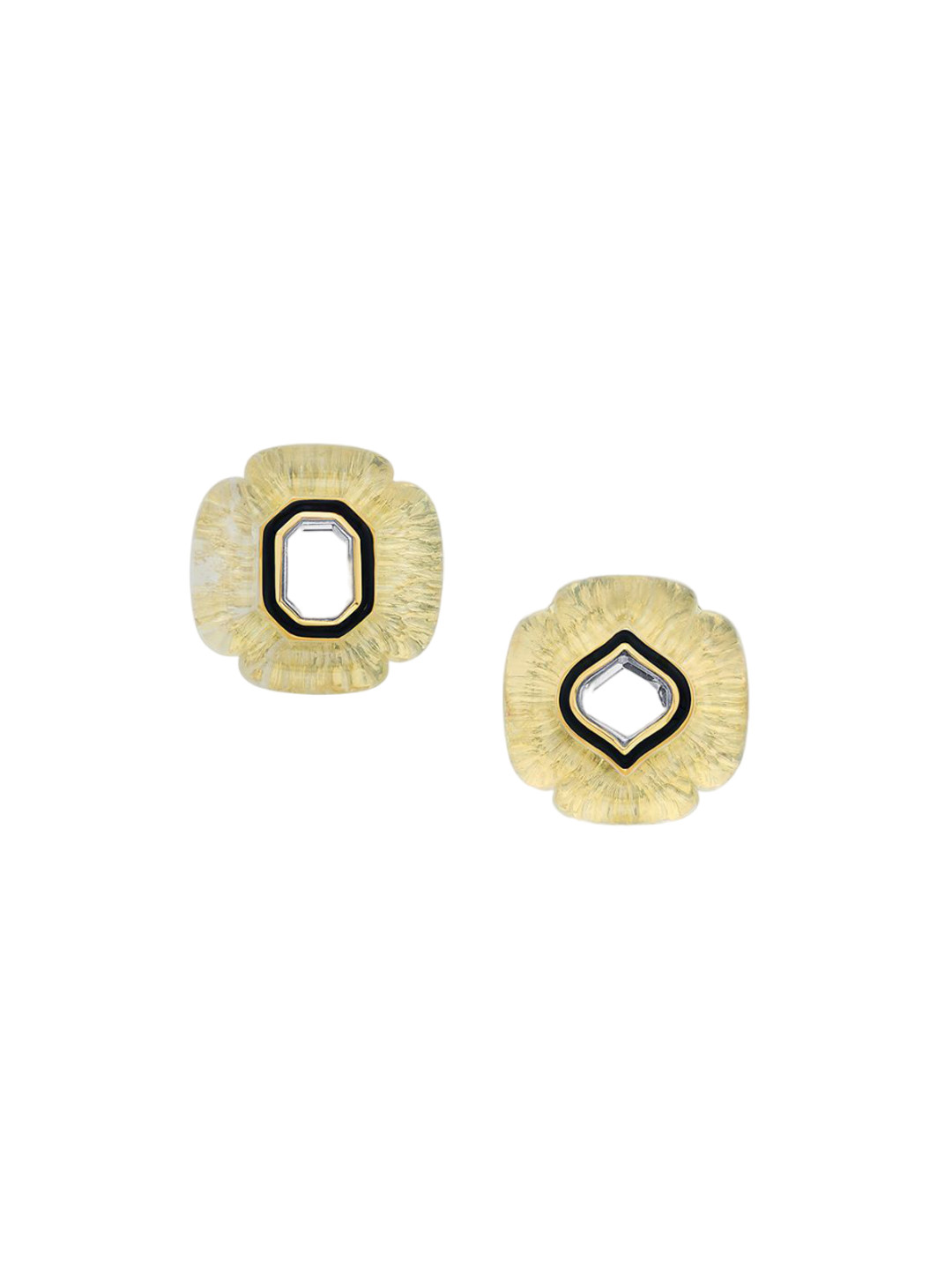 

Isharya Contemporary Studs Earrings, Gold