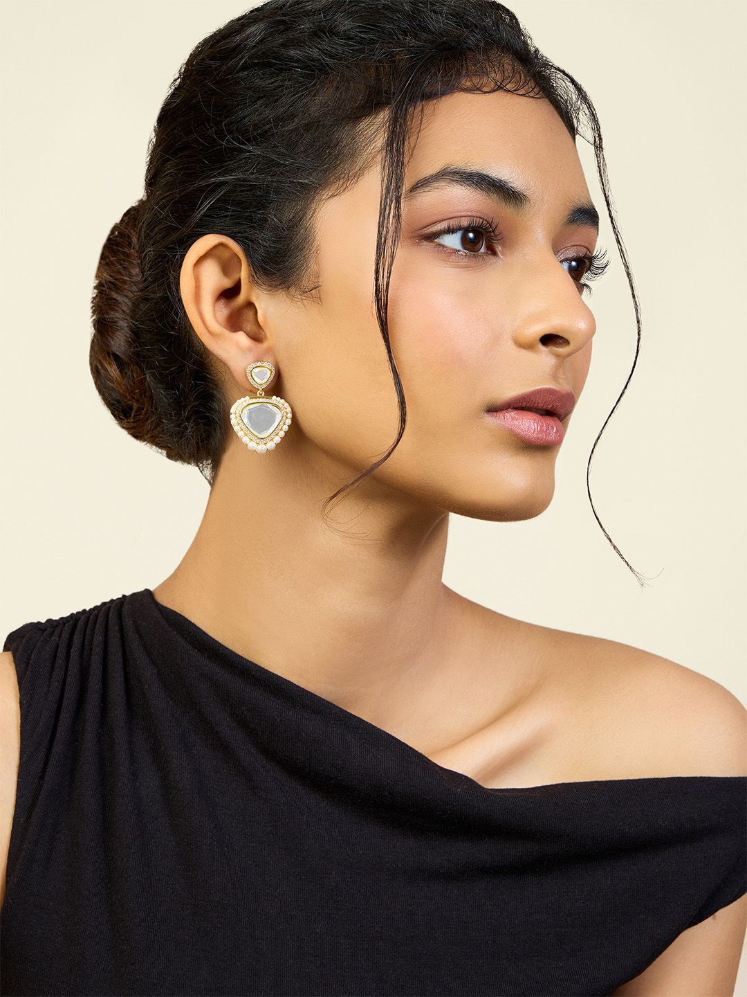 

Isharya Contemporary Drop Earrings, Gold