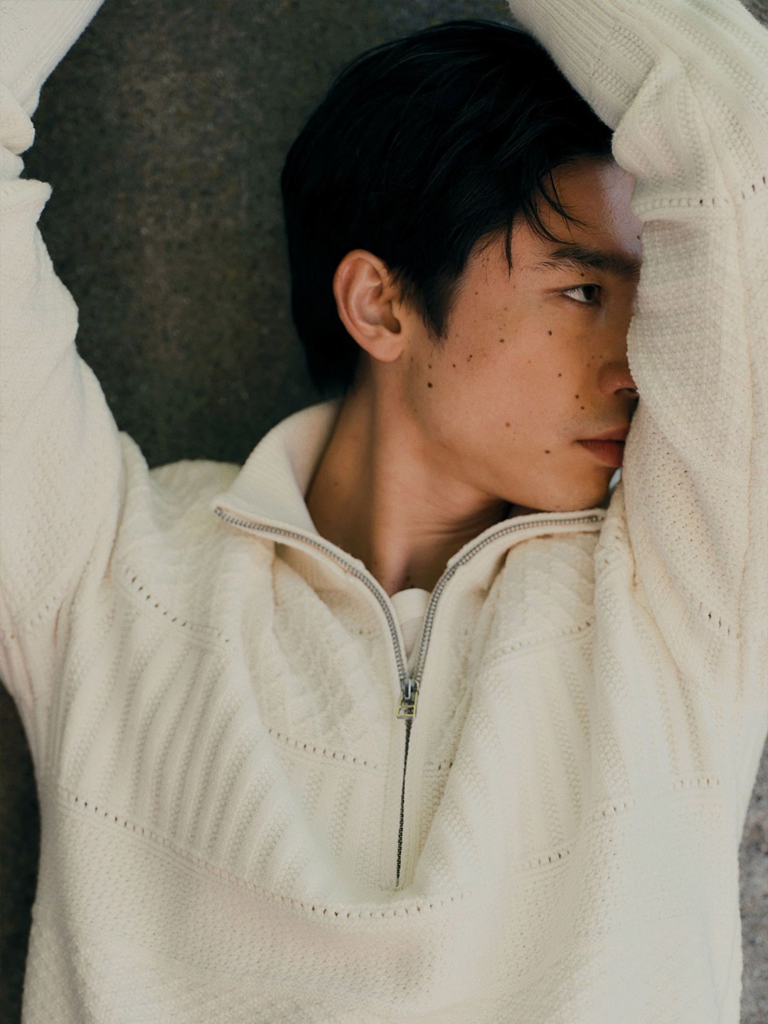

H&M Pattern-Knit Jumper, White