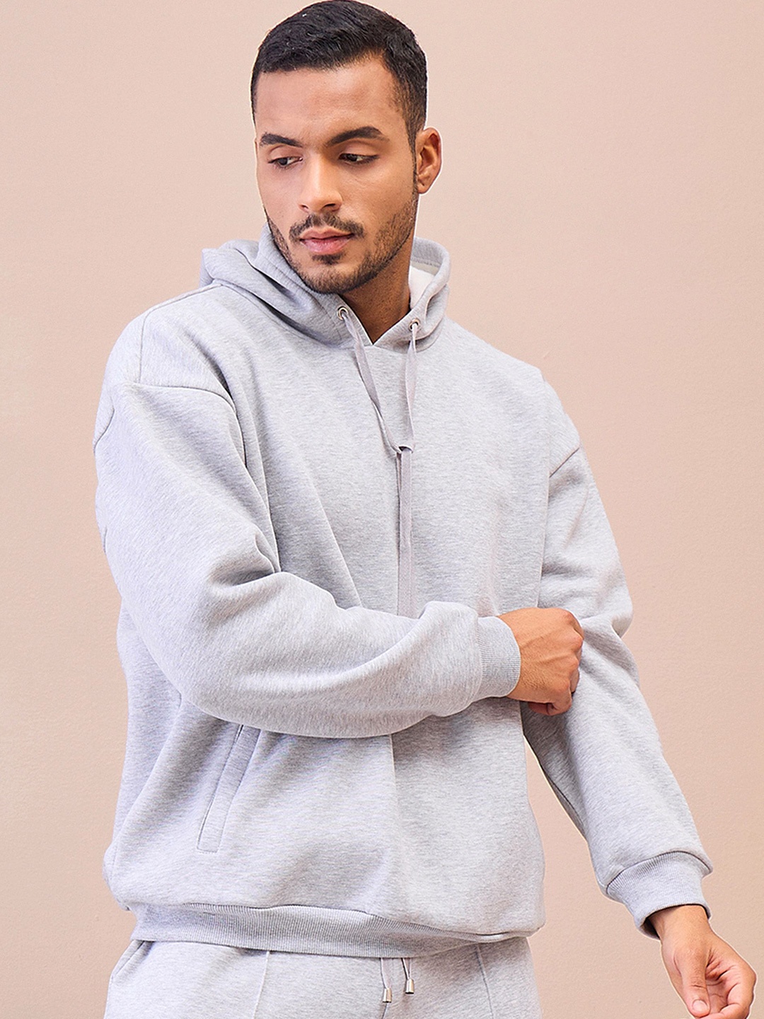 

MASCLN SASSAFRAS Men Hooded Sweatshirt, Grey