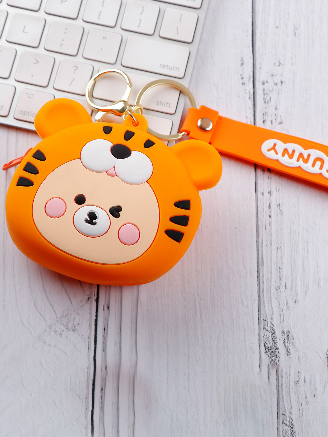 

Archies Airpods Pouch Keychain, Orange