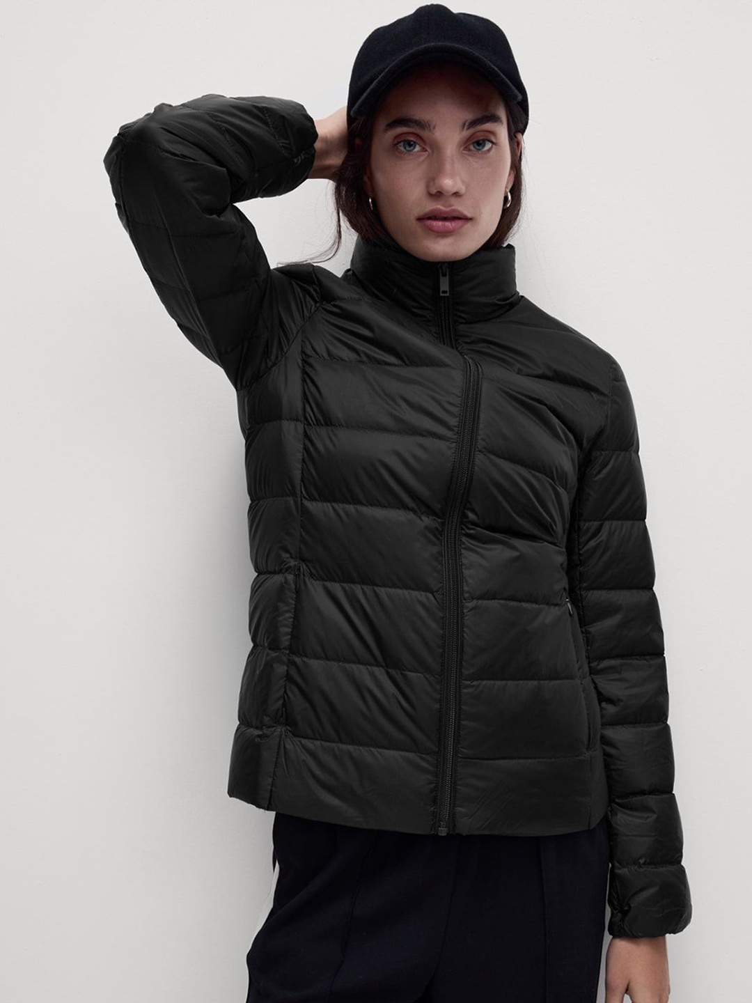 

Marks & Spencer Women without Longline Puffer Jacket, Black