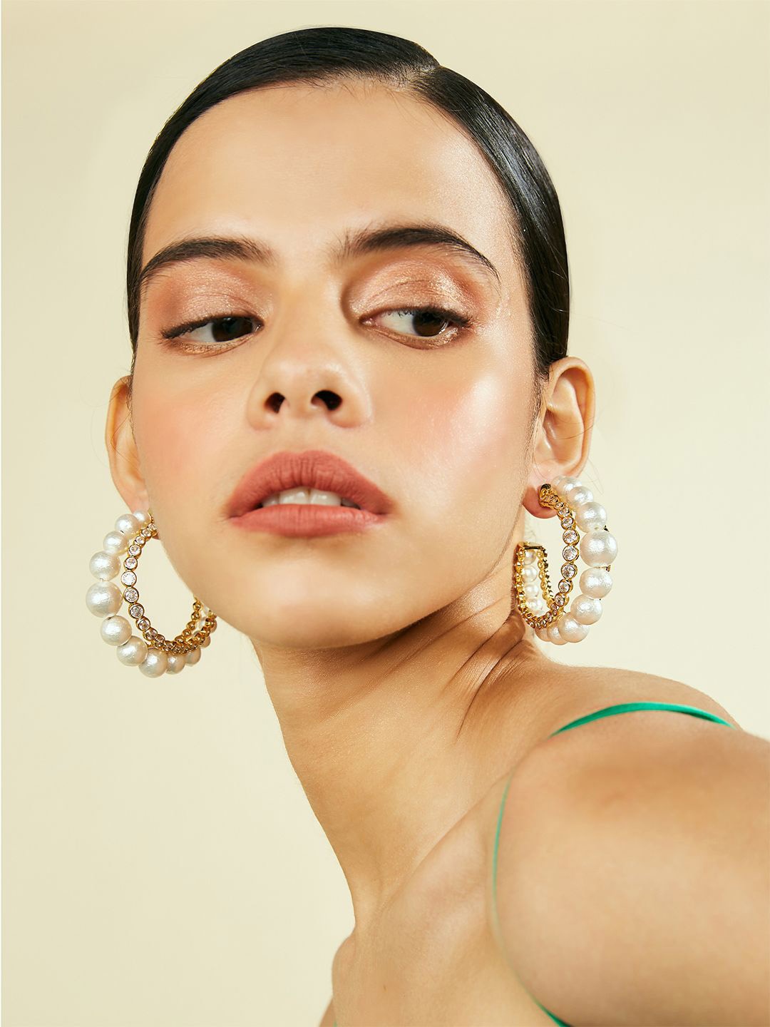 

Isharya Contemporary Hoop Earrings, Gold