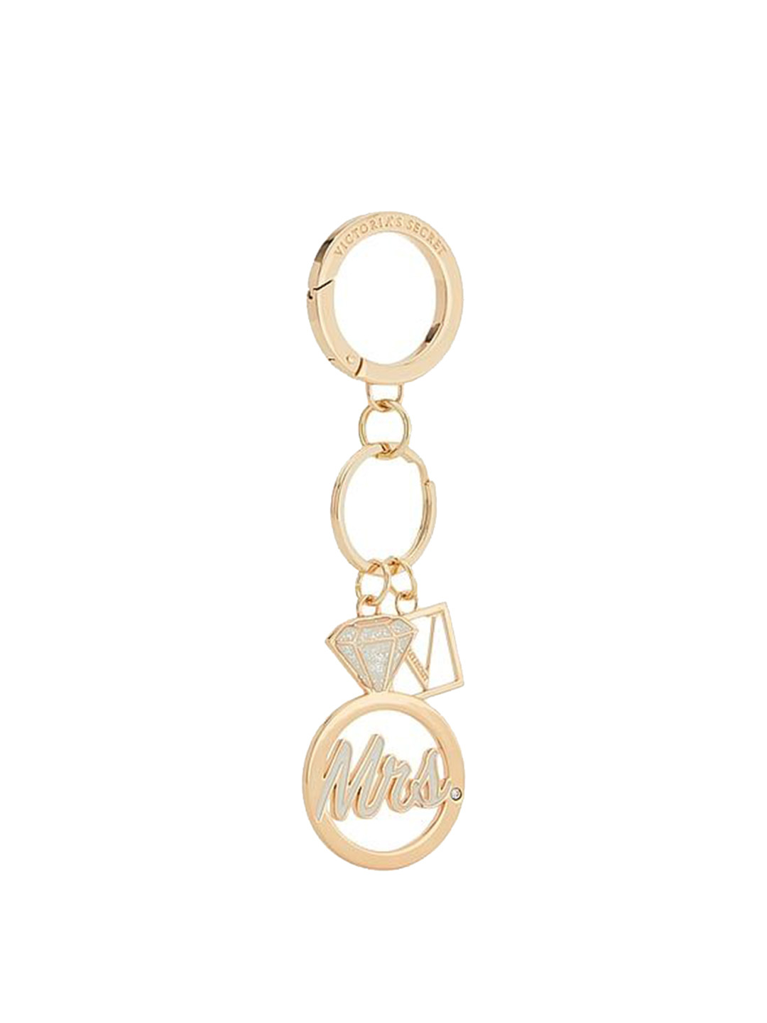 

Victoria's Secret Bridal Charm Key Chain, Gold