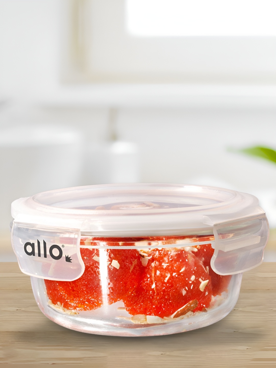 

Allo White 2024 Glass Dishwasher and Microwave Safe Lunch Box