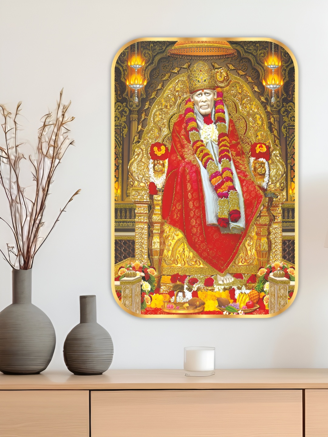 

SAF Red & Yellow 1 Piece Wood Other Wall Paintings