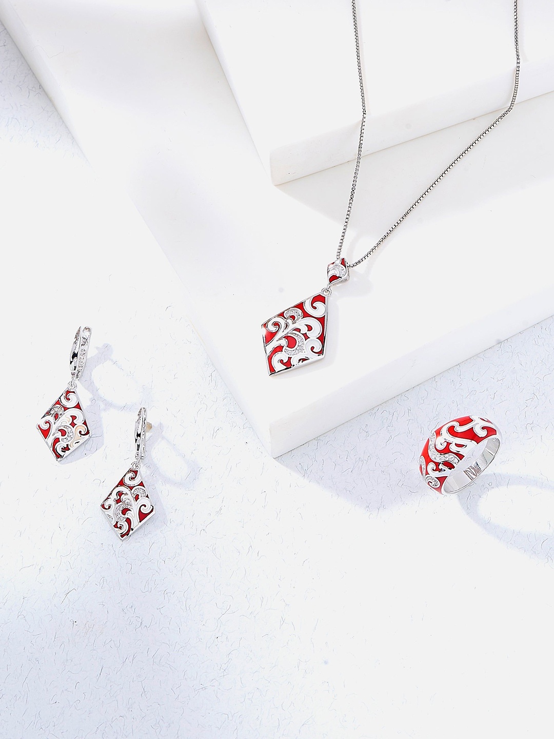 

Nipura 925 Sterling Silver Contemporary Drop Earrings