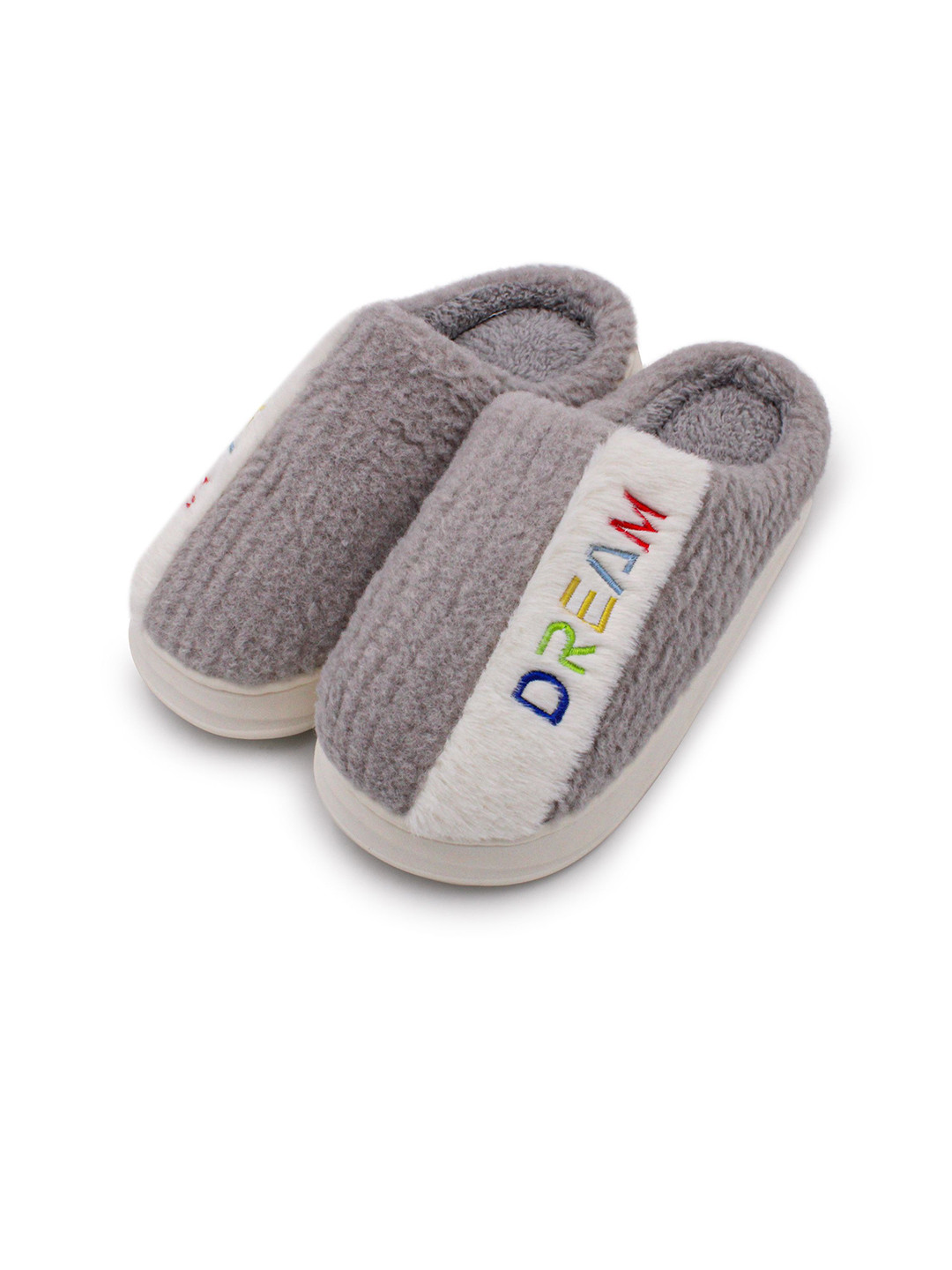 

JENNA Men Room Slippers, Grey