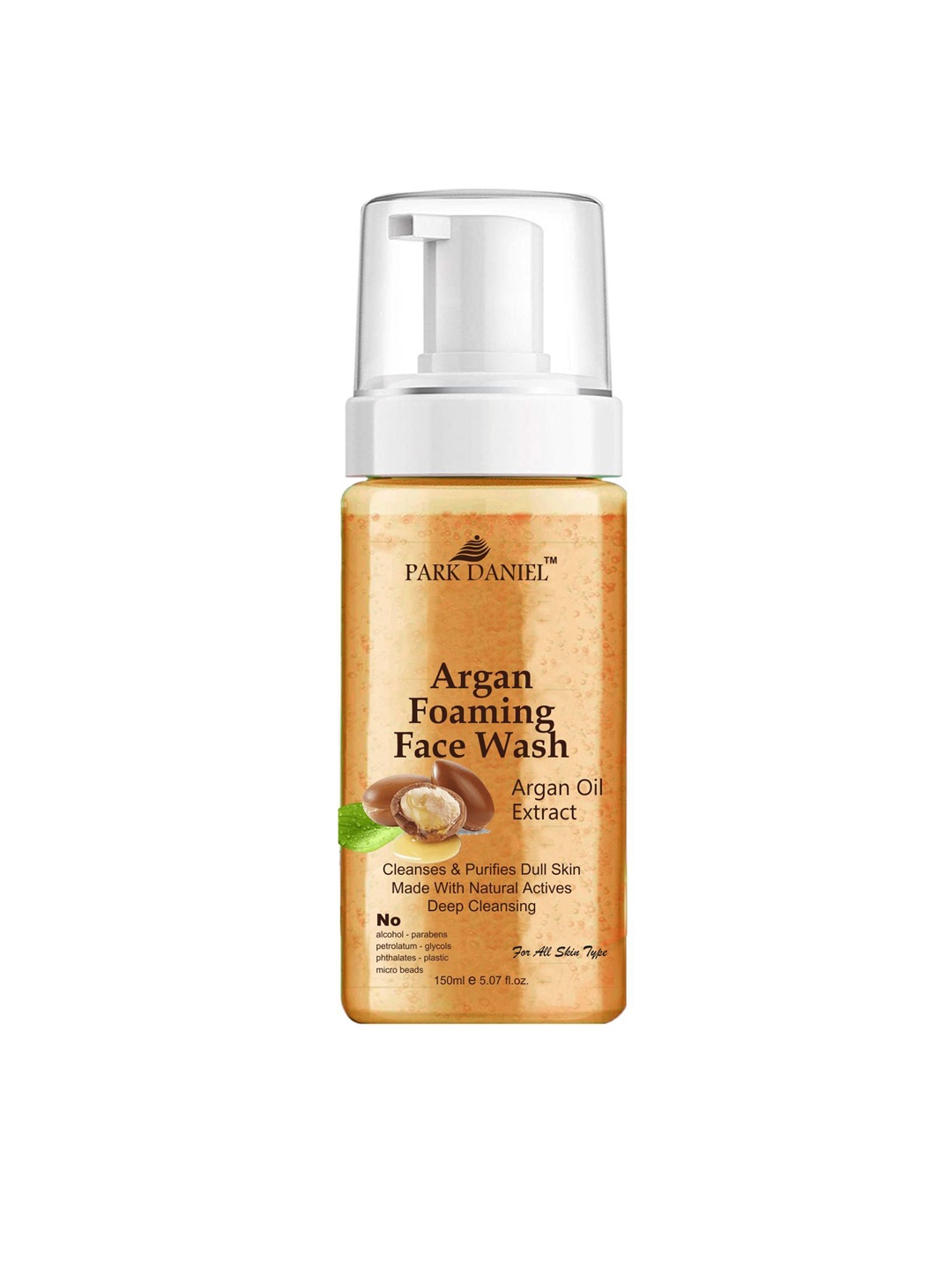 

Park Daniel Argan Oil Foaming Face Wash For Glowing Skin - 150 ml, Orange