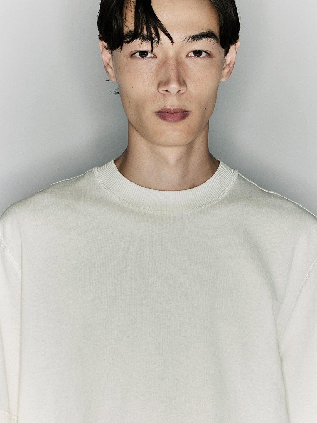

H&M Boxy Fit Washed T-shirt, White