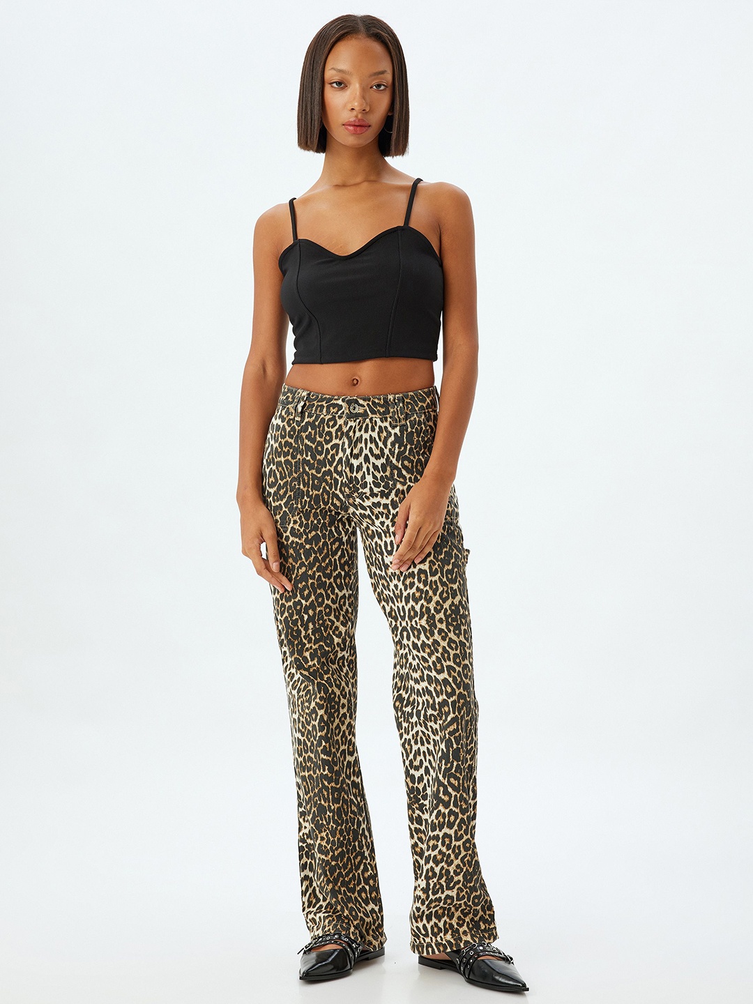 

Koton Crop Top, Black